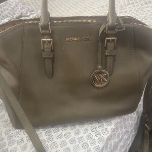 Michael Kors Khaki Satchel Bag